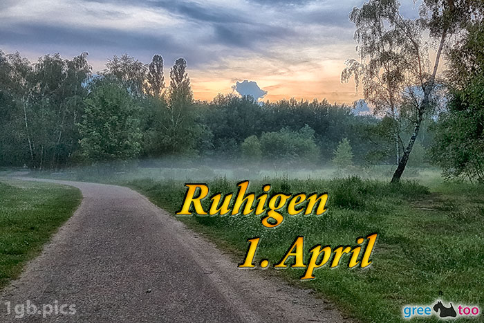 Nebel Ruhigen 1 April