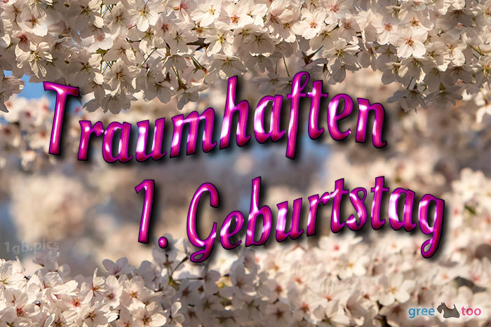 Traumhaften 1 Geburtstag