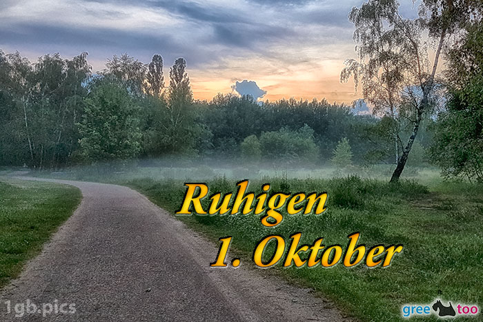 Nebel Ruhigen 1 Oktober