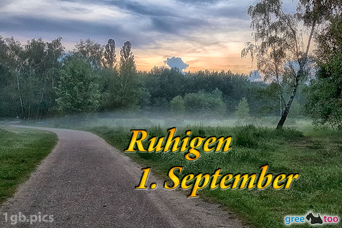 Nebel Ruhigen 1 September