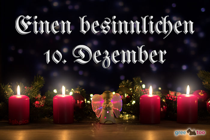 Besinnlichen 10 Dezember