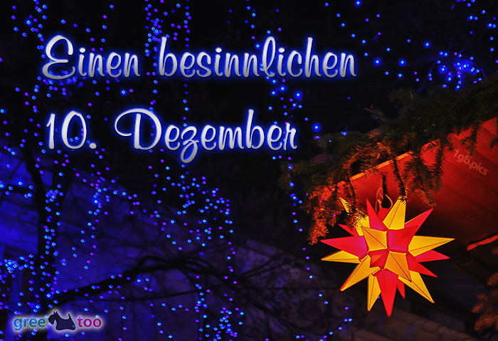 Stern Lichter Besinnlichen 10 Dezember