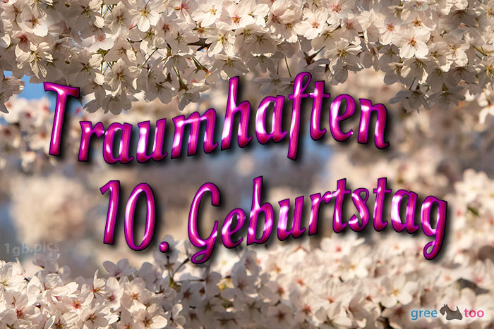 Traumhaften 10 Geburtstag