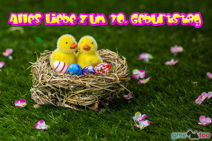 Alles Liebe 10 Geburtstag Bild - 1gb.pics