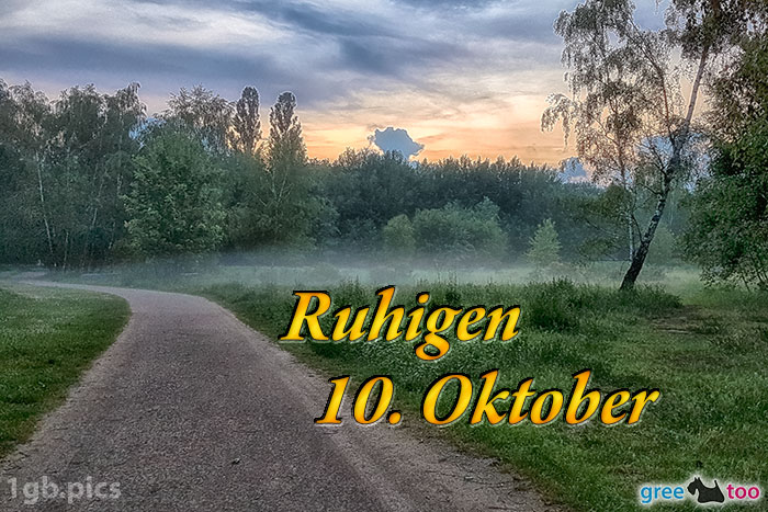 Nebel Ruhigen 10 Oktober