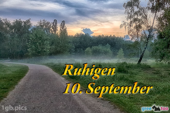 Nebel Ruhigen 10 September