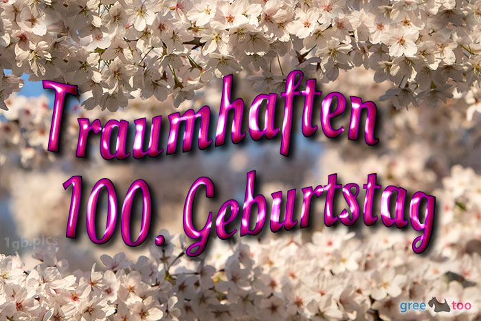 Traumhaften 100 Geburtstag Bild - 1gb.pics