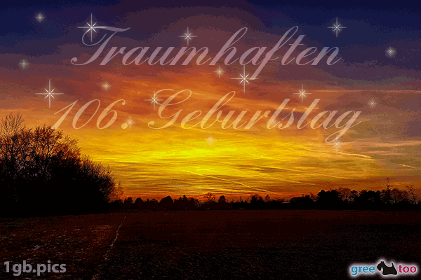 Sonnenuntergang Traumhaften 106 Geburtstag Bild - 1gb.pics