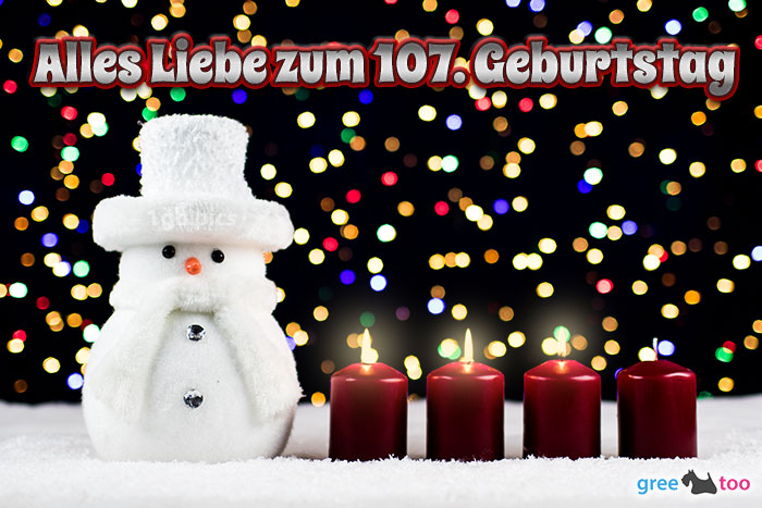 Alles Liebe Zum 107 Geburtstag Bild - 1gb.pics