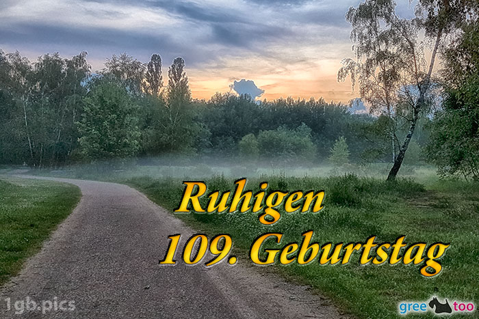 Nebel Ruhigen 109 Geburtstag