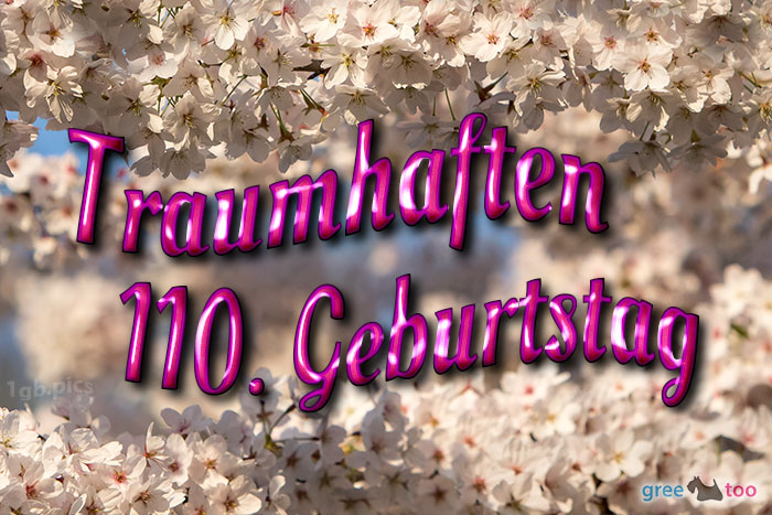 Traumhaften 110 Geburtstag