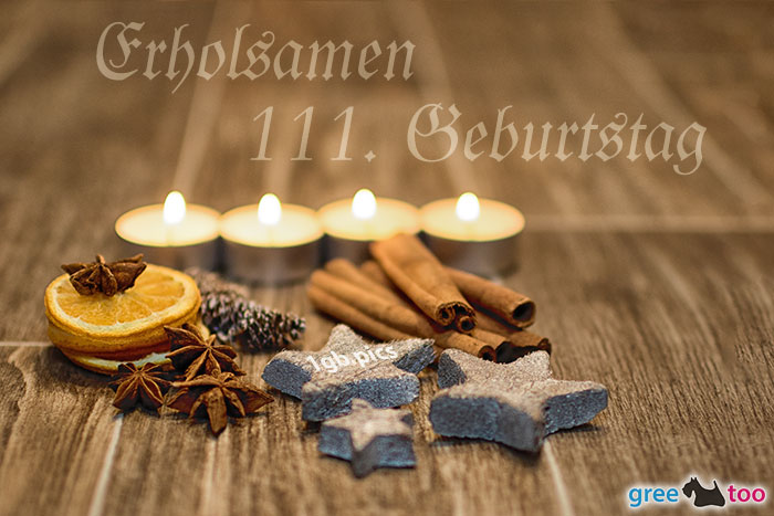 Advent Teelichter 4 Erholsamen 111 Geburtstag Bild - 1gb.pics