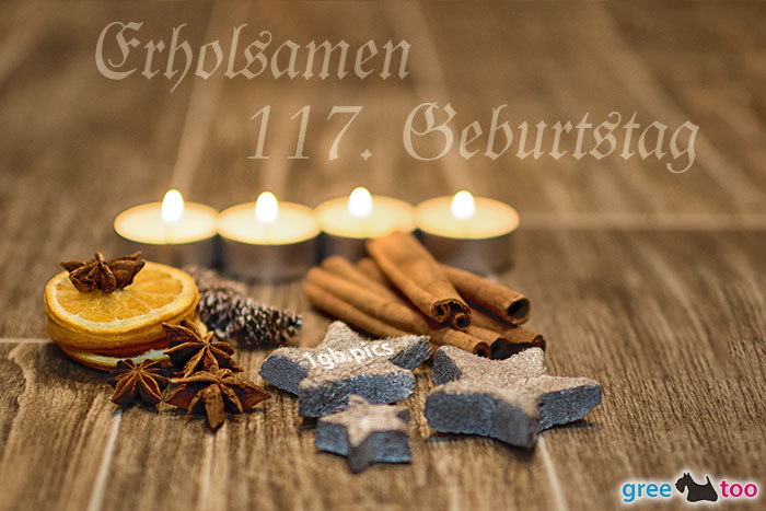 Advent Teelichter 4 Erholsamen 117 Geburtstag