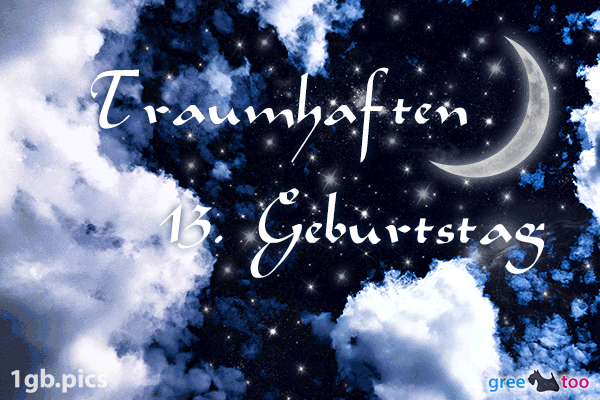 Nacht Wolken Traumhaften 13 Geburtstag Bild - 1gb.pics