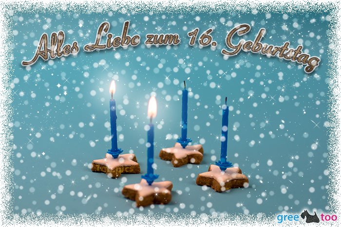 Alles Liebe Zum 16 Geburtstag Bild - 1gb.pics