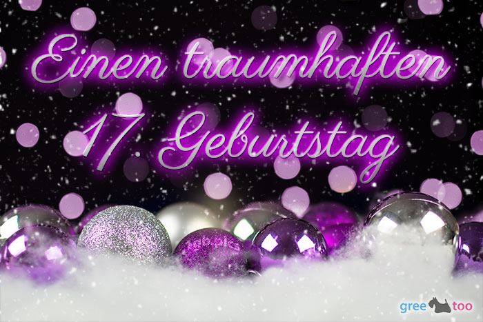 Traumhaften 17 Geburtstag