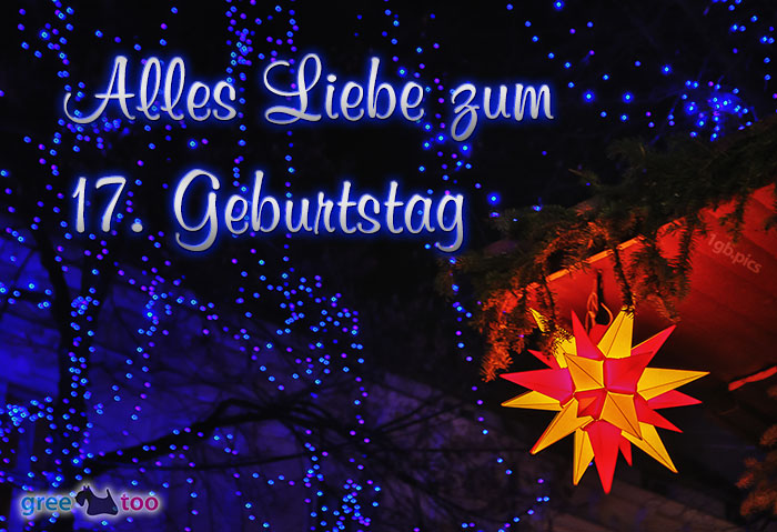 Stern Lichter Alles Liebe 17 Geburtstag