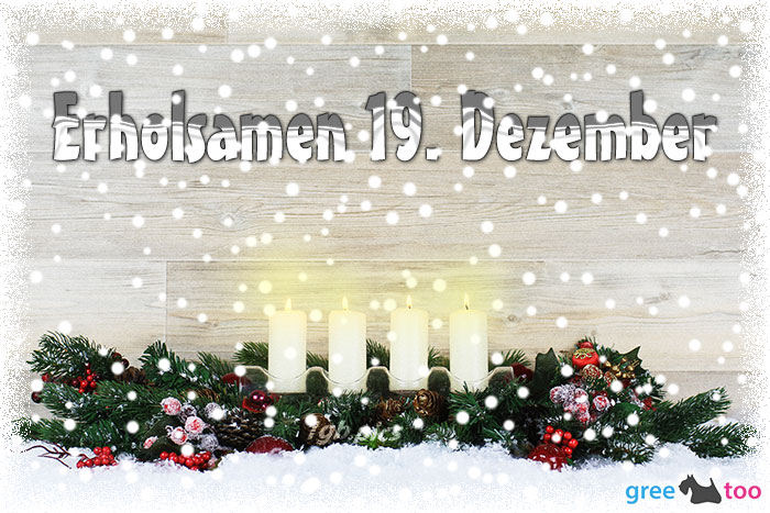 Erholsamen 19 Dezember