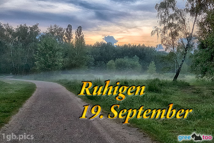 Nebel Ruhigen 19 September