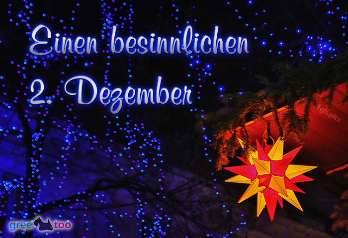 Stern Lichter Besinnlichen 2 Dezember