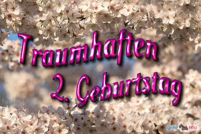 Traumhaften 2 Geburtstag