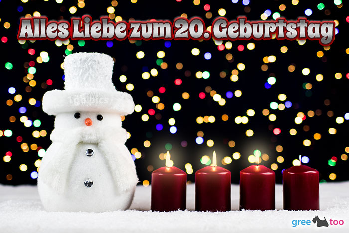Alles Liebe Zum 20 Geburtstag Bild - 1gb.pics