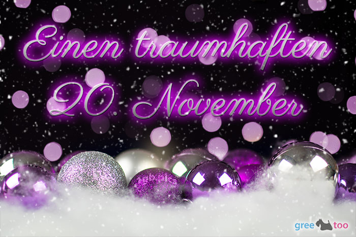Traumhaften 20 November