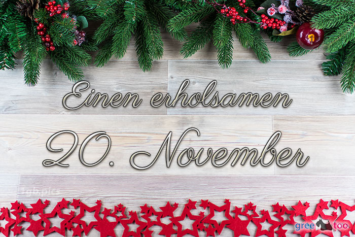 Erholsamen 20 November