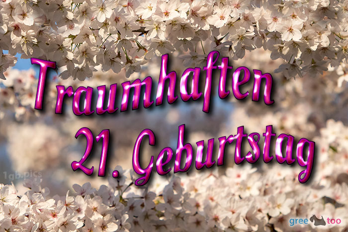 Traumhaften 21 Geburtstag