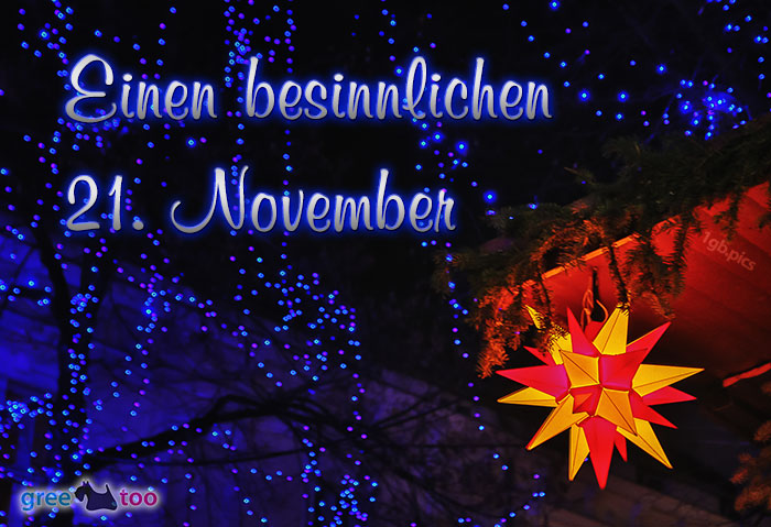 Stern Lichter Besinnlichen 21 November