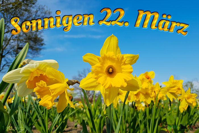 Sonnigen 22 Maerz