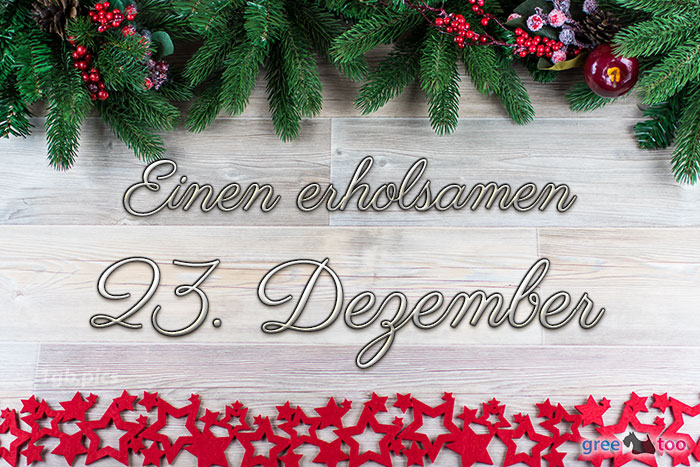 Erholsamen 23 Dezember