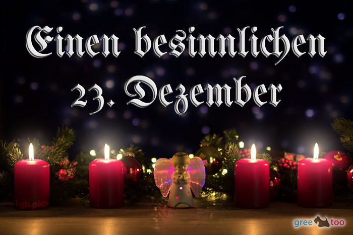 Besinnlichen 23 Dezember