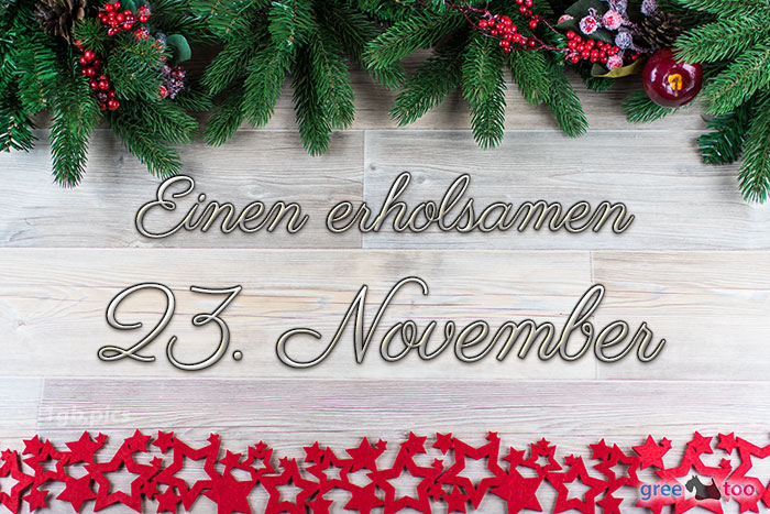 Erholsamen 23 November