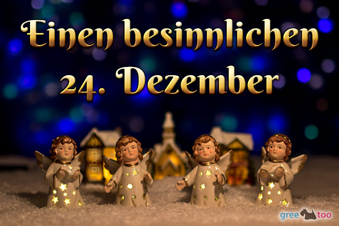 Besinnlichen 24 Dezember