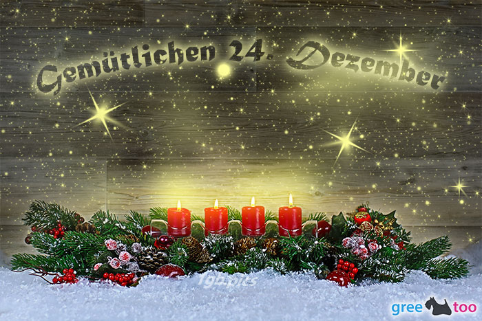 Gemuetlichen 24 Dezember