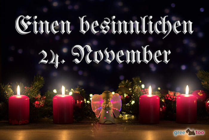 Besinnlichen 24 November