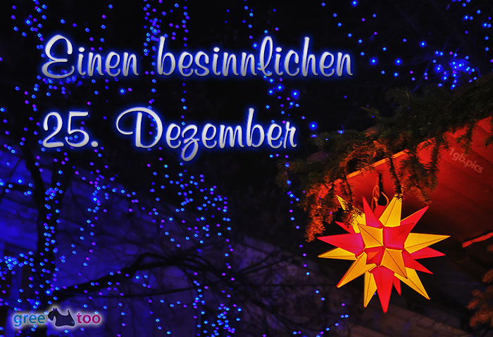 Stern Lichter Besinnlichen 25 Dezember