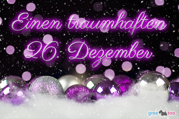 Traumhaften 26 Dezember