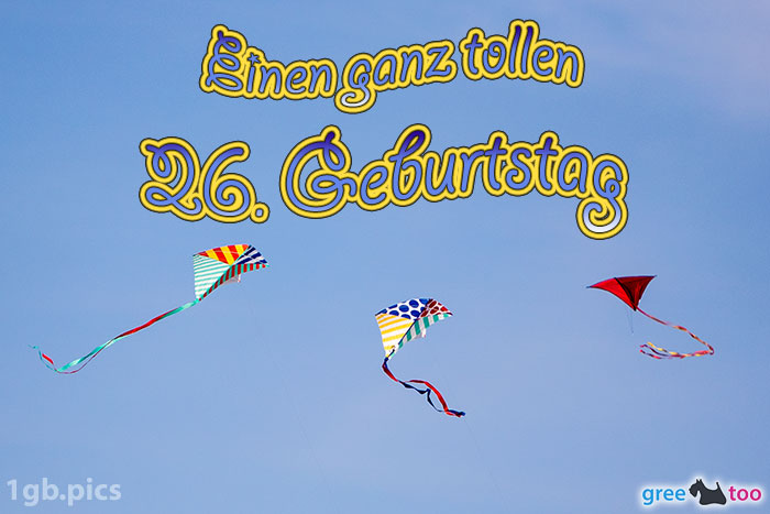 Drachen Einen Ganz Tollen 26 Geburtstag