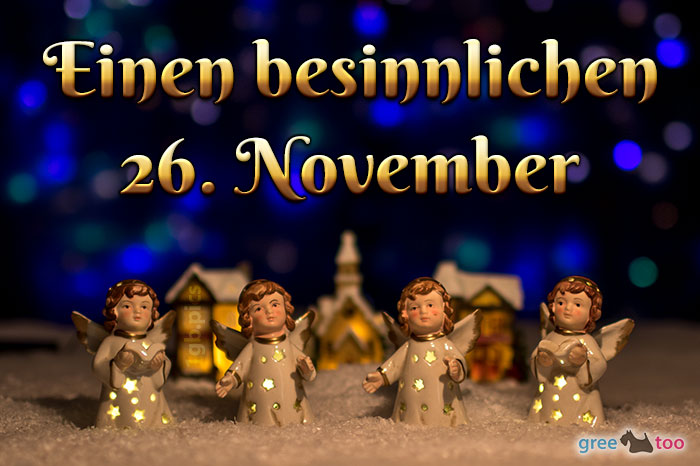 Besinnlichen 26 November