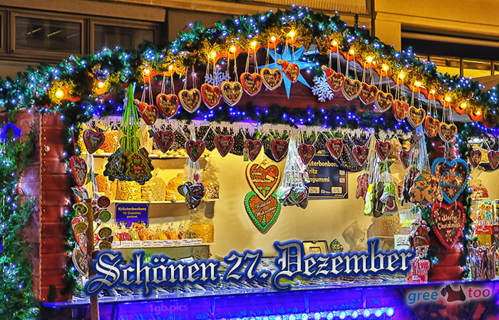 Weihnachtsmarktbude Schoenen 27 Dezember