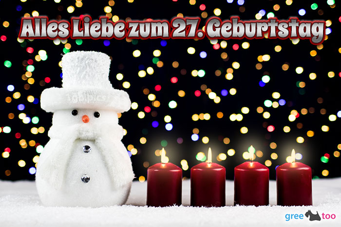 Alles Liebe Zum 27 Geburtstag Bild - 1gb.pics