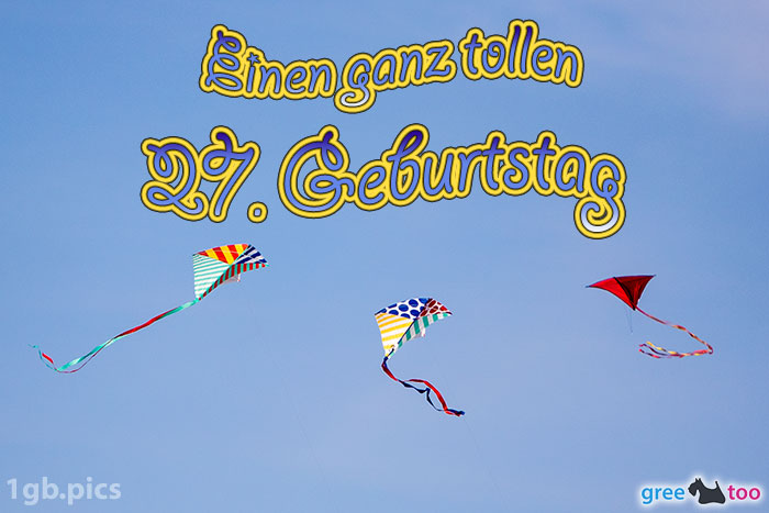 Drachen Einen Ganz Tollen 27 Geburtstag