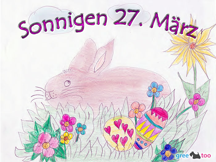 Sonnigen 27 Maerz