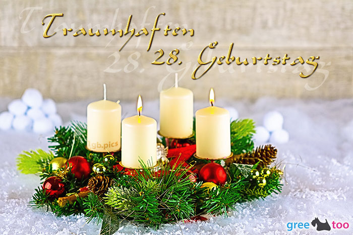 Adventskranz Beige 2 Traumhaften 28 Geburtstag