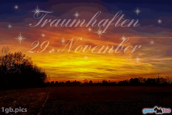 Sonnenuntergang Traumhaften 29 November Bild - 1gb.pics