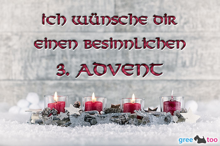 Adventskerzen 3 Besinnlichen 3 Advent