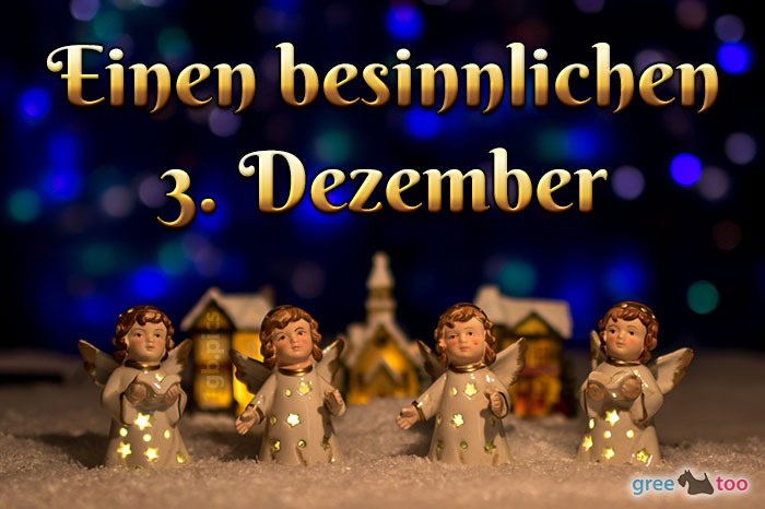 Besinnlichen 3 Dezember