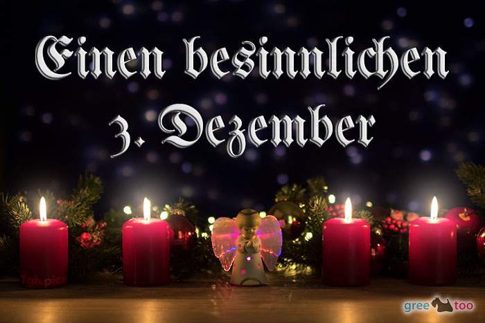 Besinnlichen 3 Dezember